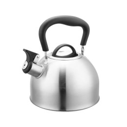 Czajnik stalowy z gwizdkiem na gaz indukcję mały 1.8L srebrny MAESTRO MR-1336