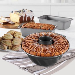 Forma do pieczenia babki metalowa z kominem 25cm MAESTRO MR-1100-25