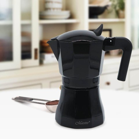 Kawiarka aluminiowa kafeterka 3 filiżanki 150ml MAESTRO MR-1658-3