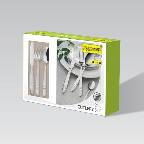 Komplet sztućców sztućce 24 elementy MAESTRO MR-1516-24