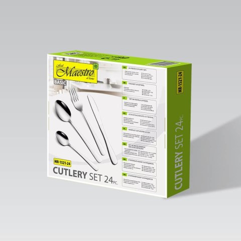 Komplet sztućców sztućce 24 elementy MAESTRO MR-1521-24
