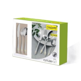 Komplet sztućców sztućce zestaw 24 elementy MAESTRO MR-1513G-24