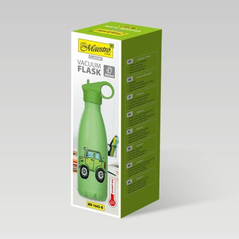 Kubek termiczny butelka dla dzieci dziecka 400ml autko MAESTRO MR-1645-B