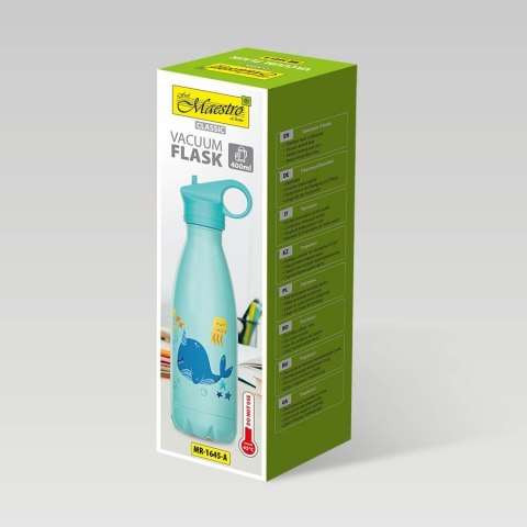Kubek termiczny butelka dla dzieci dziecka 400ml wieloryb MAESTRO MR-1645-A
