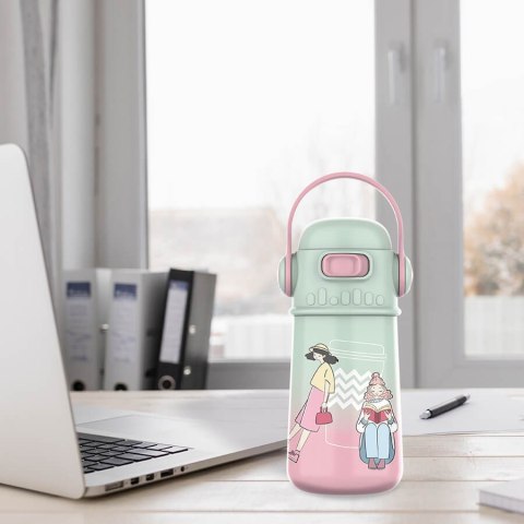 Kubek termiczny dla dzieci dziecka z ustnikiem 400ml MAESTRO MR-1644-C