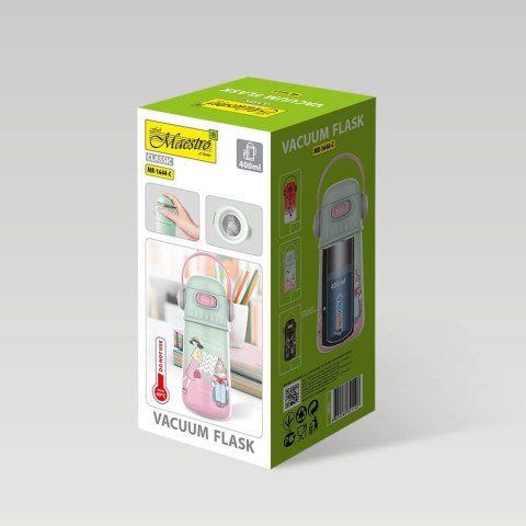 Kubek termiczny dla dzieci dziecka z ustnikiem 400ml MAESTRO MR-1644-C