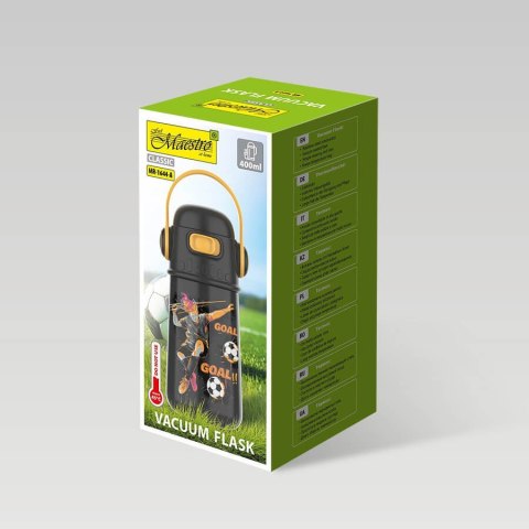 Kubek termiczny dla dzieci dziecka z ustnikiem 400ml piłkarz MAESTRO MR-1644-A