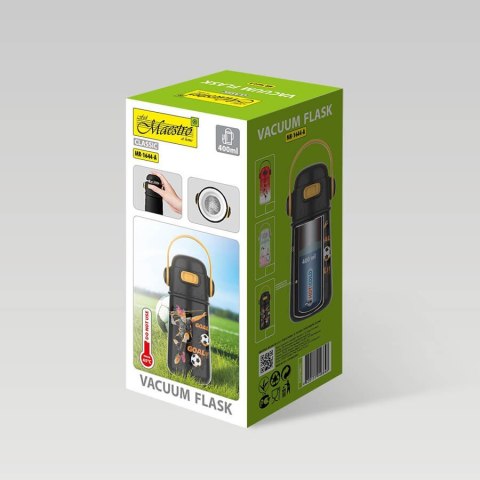 Kubek termiczny dla dzieci dziecka z ustnikiem 400ml piłkarz MAESTRO MR-1644-A