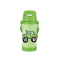 Kubek termiczny dla dzieci dziecka ze słomką 350ml autko MAESTRO MR-1640-35-B