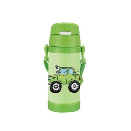 Kubek termiczny dla dzieci dziecka ze słomką 350ml autko MAESTRO MR-1640-35-B