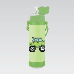 Kubek termiczny dla dzieci dziecka ze słomką 500ml autko MAESTRO MR-1640-50-B