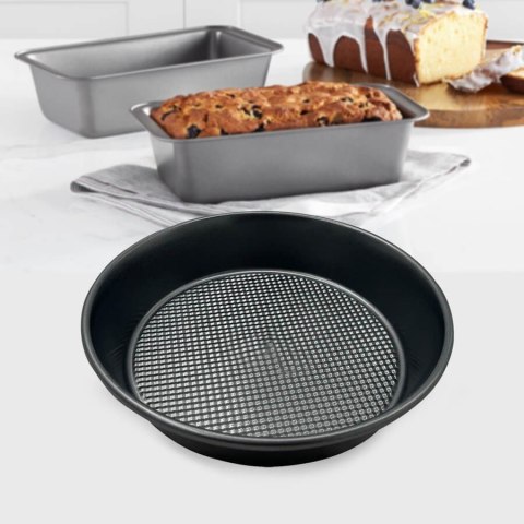Okrągła forma do pieczenia ciasta 24cm metalowa MAESTRO MR-1113-24