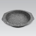 Owalna forma do pieczenia ciasta granitowa szara 28.5cm MAESTRO MR-1123