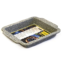 Prostokątna forma do pieczenia ciasta granitowa szara 30cm MAESTRO MR-1124