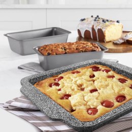 Prostokątna forma do pieczenia ciasta granitowa szara 30cm MAESTRO MR-1124