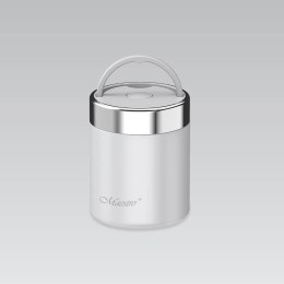 Termos obiadowy na zupę lunch box 500ml biały MAESTRO MR-1649-50-WHITE