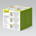 Zestaw garnków garnki duże gastro 6-ele 12L / 15L / 18L MAESTRO MR-3518