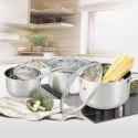 Zestaw garnków garnki komplet 6-ele 1.8L / 2.5L / 3.4L MAESTRO MR-3519-6M