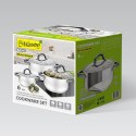 Zestaw garnków garnki komplet 6-ele 1.8L / 2.5L / 3.5L MAESTRO MR-3522-6M-BLACK