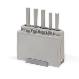 Zestaw noży + desek na podstawce komplet noże kuchenne MAESTRO MR-1412-GREY