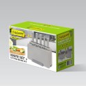 Zestaw noży + desek na podstawce komplet noże kuchenne MAESTRO MR-1412-GREY