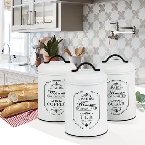 Zestaw pojemników pojemniki kuchenne 3 sztuki Paris Maison MAESTRO MR-1771-3CS