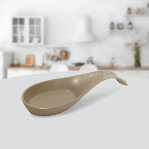 Ceramiczna podstawka pod łyżkę wazową Geometry Beige MAESTRO MR-20004-46