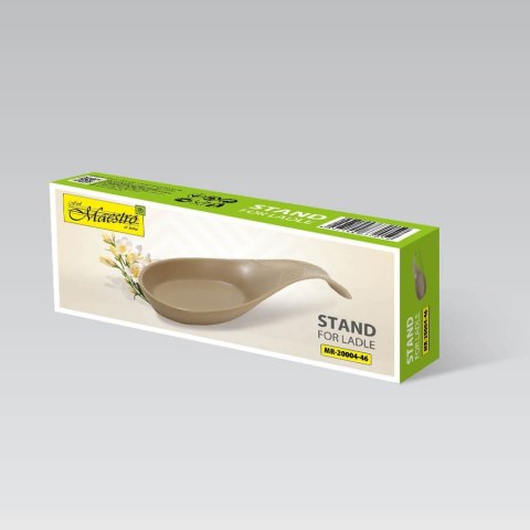 Ceramiczna podstawka pod łyżkę wazową Geometry Beige MAESTRO MR-20004-46