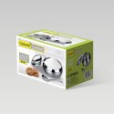 Cukiernica cukierniczka stalowa metalowa srebrna na cukier 300ml MAESTRO MR-1690