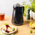 Czajnik elektryczny, stal nierdzewna, czarny, 1,7L, 1850-2200W, KLAUSBERG, KB-9015