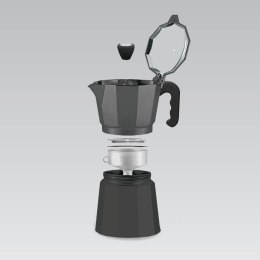Kawiarka aluminiowa na gaz 6 filiżanek 300ml czarna MAESTRO MR-1666-6-BLACK