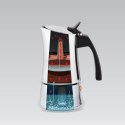 Kawiarka stalowa indukcja na gaz 6 filiżanki 300ml MAESTRO MR-1668-6
