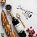 Korkociąg otwieracz do wina butelek srebrny MAESTRO MR-1560