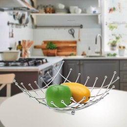 Koszyk kosz na owoce i warzywa srebrny MAESTRO MR-1039