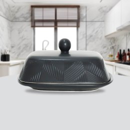 Maselniczka ceramiczna maselnica pojemnik na masło Geometry Black MAESTRO MR-20003-45