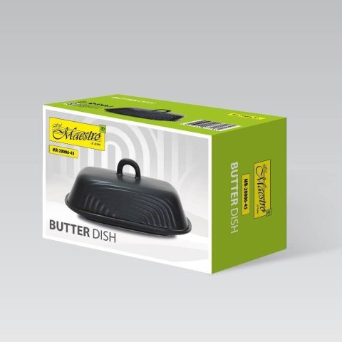 Maselniczka ceramiczna maselnica pojemnik na masło Line Work MAESTRO MR-20006-45