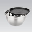 Miski kuchenne metalowe komplet misek z pokrywką 16/20/24CM 3SZT MAESTRO MR-1688