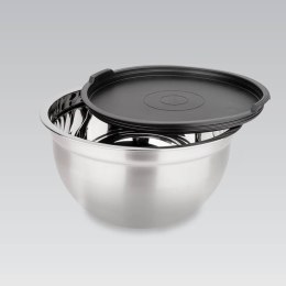 Miski kuchenne metalowe komplet misek z pokrywką 16/20/24CM 3SZT MAESTRO MR-1688