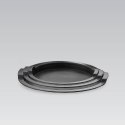 Miski kuchenne metalowe komplet misek z pokrywką 16/20/24CM 3SZT MAESTRO MR-1688