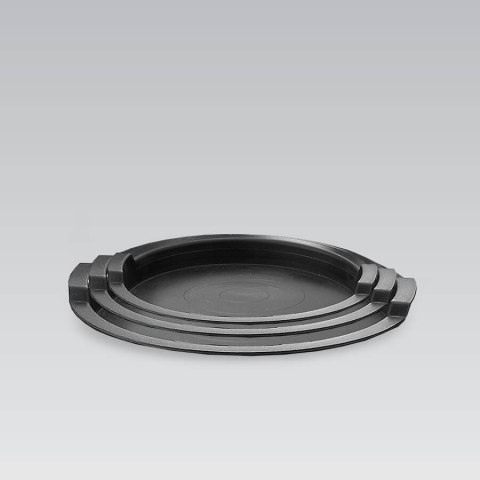 Miski kuchenne metalowe komplet misek z pokrywką 16/20/24CM 3SZT MAESTRO MR-1688