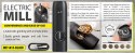 Młynek elektryczny do przypraw soli i pieprzu USB typ C czarny MAESTRO MR-1615-BLACK