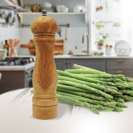 Młynek ręczny do soli i pieprzu przypraw duży brązowy 22cm MAESTRO MR-1626