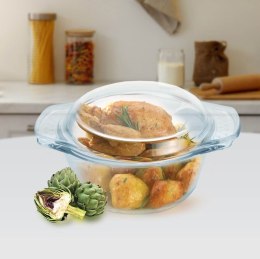 Naczynie żaroodporne z pokrywką do pieczenia zapiekania 1.4L MAESTRO MR-5014