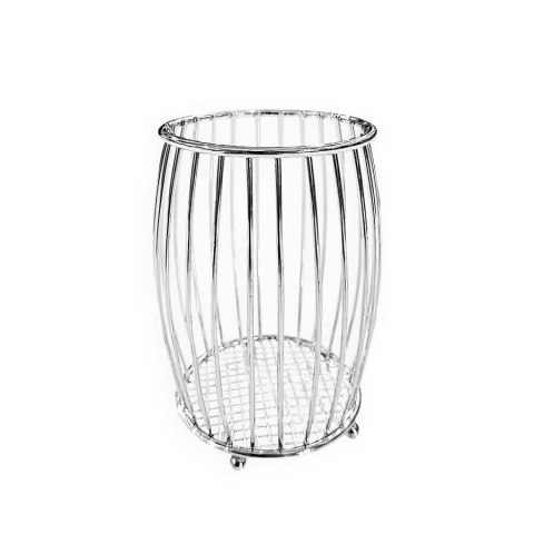 Ociekacz na sztućce metalowy koszyk pojemnik srebrny MAESTRO MR-1031