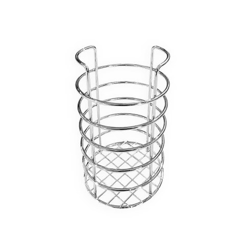 Ociekacz na sztućce metalowy koszyk pojemnik srebrny MAESTRO MR-1032