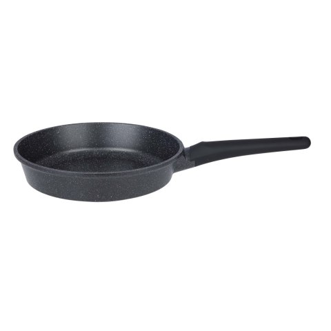 Patelnia granitowa marmurkowa NON-STICK indukcja gaz 26cm czarna BRUNBESTE BB-5542