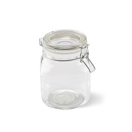 Słoik szklany patentowy z klipsem i uszczelką na przyprawy 1.0L MAESTRO MR-5001-1
