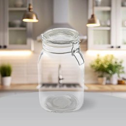 Słoik szklany patentowy z klipsem i uszczelką na przyprawy 2.0L MAESTRO MR-5001-2