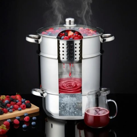 Sokownik parowy, stalowy, 8L, indukcyjny, KLAUSBERG KB-9032