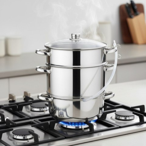 Sokownik parowy, stalowy, 8L, indukcyjny, KLAUSBERG KB-9032